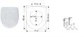 Сиденье с крышкой для унитаза Ifo Arret без микролифта 2096